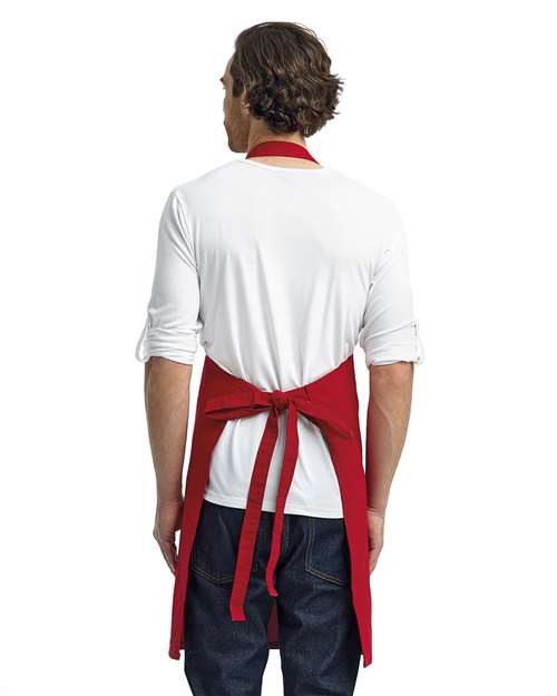 Red Calibre Heavy Canvas Bib Apron - RP130