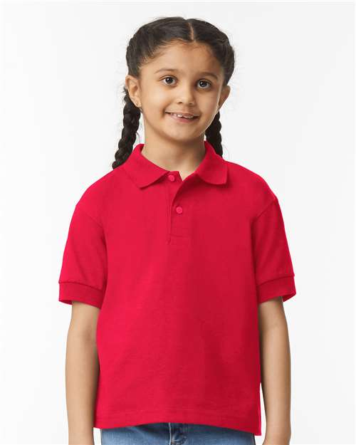 Red DryBlend® Youth Jersey Polo - 8800B