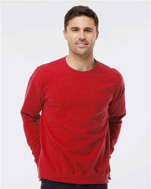 Red Fleece Crewneck Sweatshirt - 340
