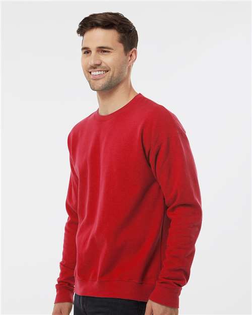 Red Fleece Crewneck Sweatshirt - 340