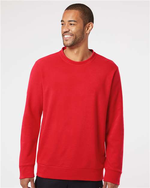 Red Fleece Crewneck Sweatshirt - A434