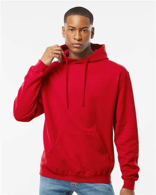 Red Fleece Hooded Sweatshirt - 320