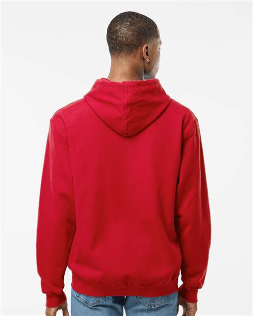 Red Fleece Hooded Sweatshirt - 320