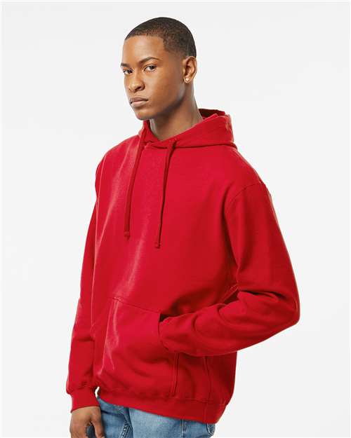 Red Fleece Hooded Sweatshirt - 320