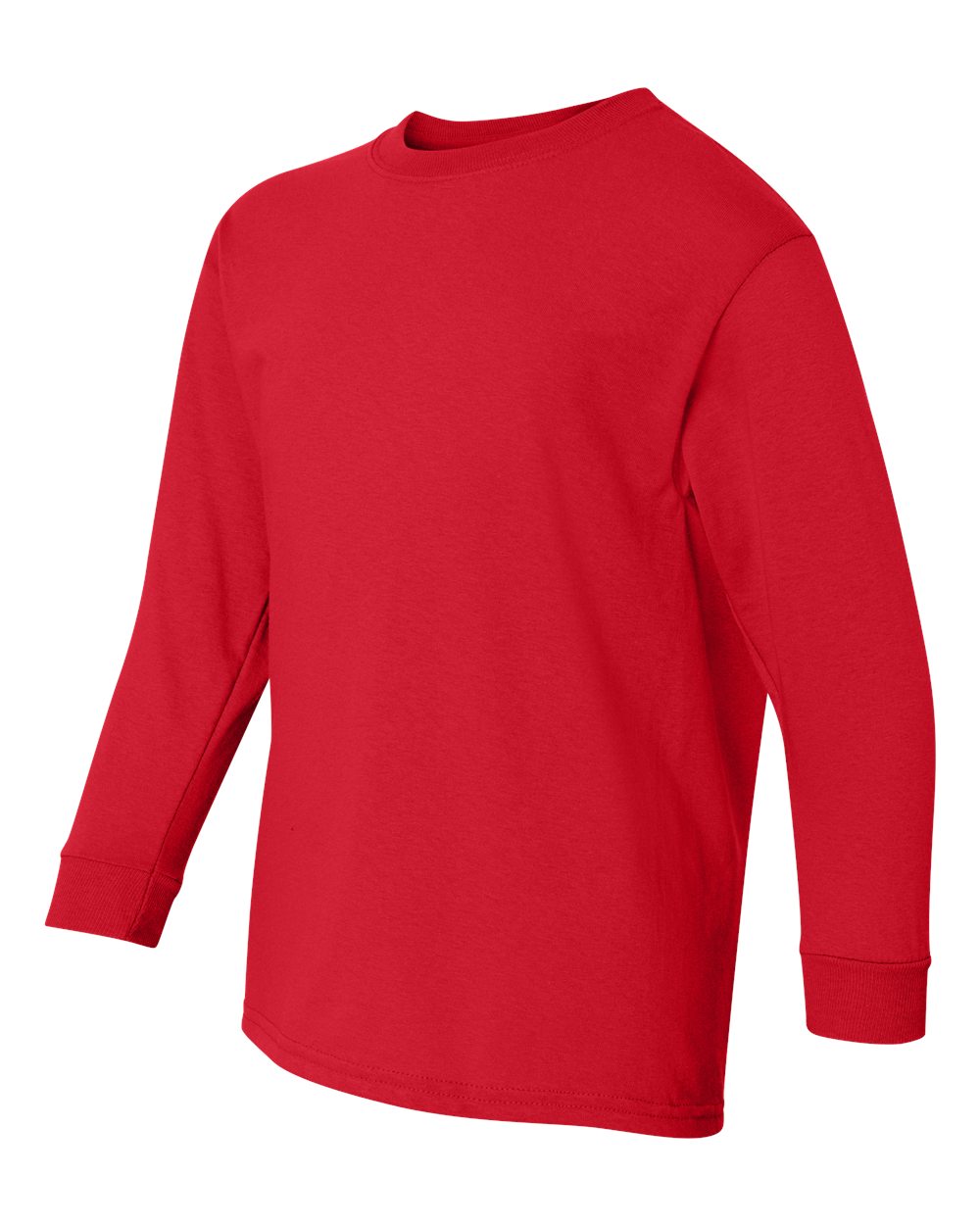 Red Heavy Cotton™ Youth Long Sleeve T-Shirt - 5400B