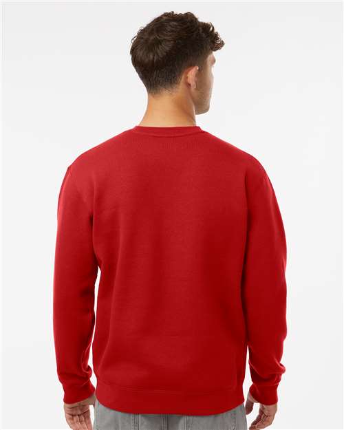 Red Heavyweight Crewneck Sweatshirt - IND3000