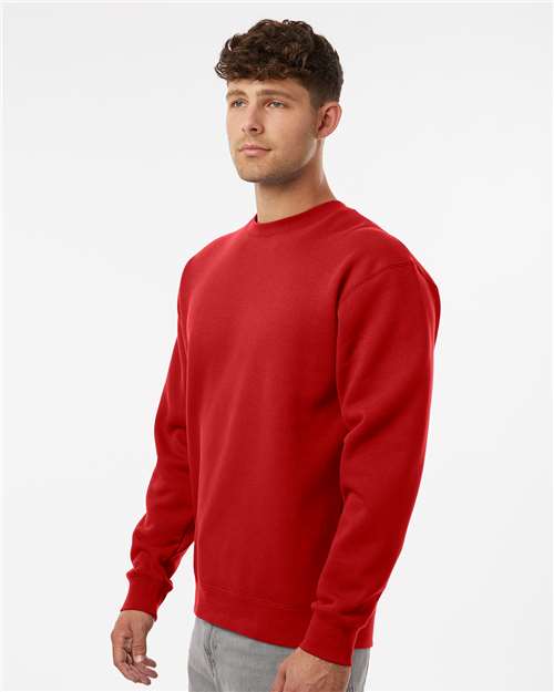 Red Heavyweight Crewneck Sweatshirt - IND3000