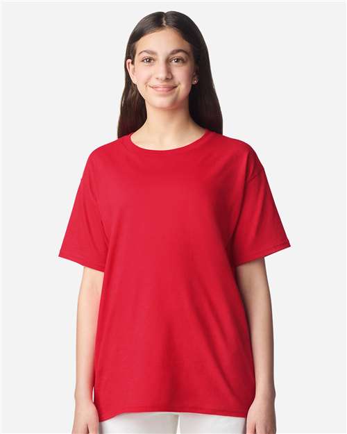 Red Light Cotton Youth T-Shirt - 3000B