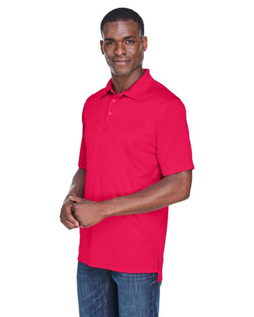 Red Men's Cool & Dry Sport Performance Interlock Polo - 8425