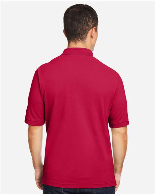 Red Men's Pique Polo - M200