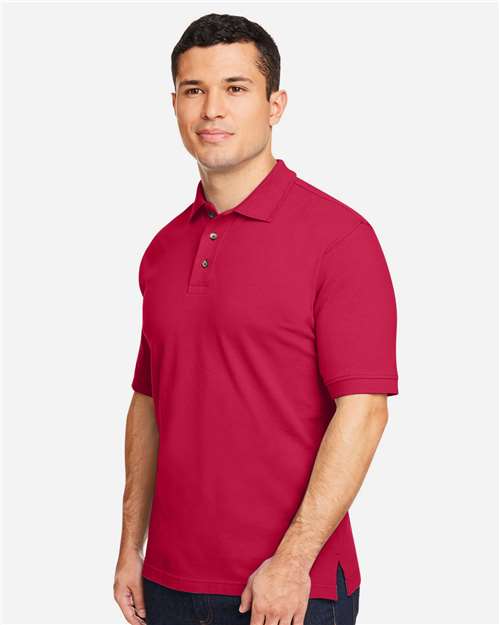 Red Men's Pique Polo - M200