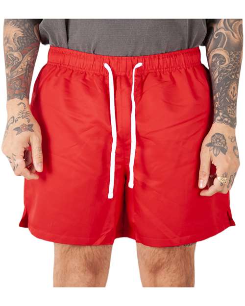 Red Poly Running Shorts - SHPRS