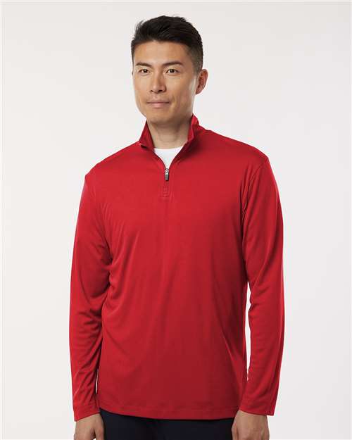 Red Pro-Lock Performance Quarter-Zip Pullover - 41870