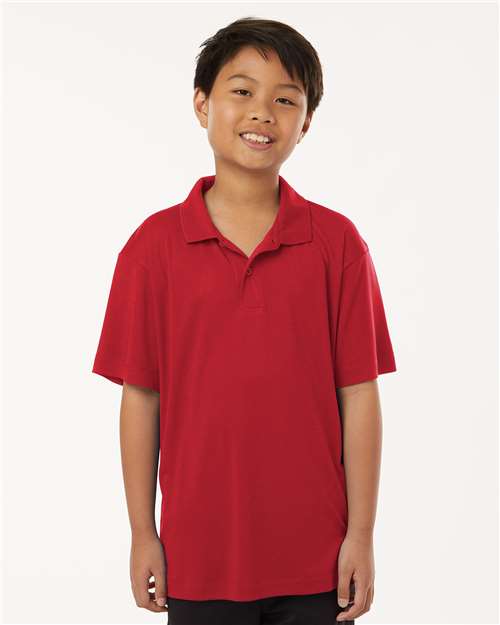 Red Pro-Lock Youth Performance Polo - 41800Y