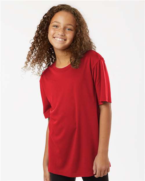Red Pro-Lock Youth Performance T-Shirt - 48000Y