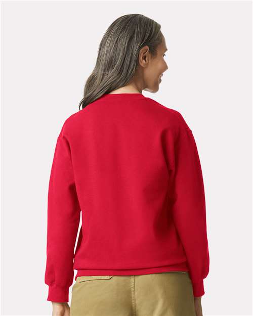 Red Softstyle® Midweight Crewneck Sweatshirt - SF000