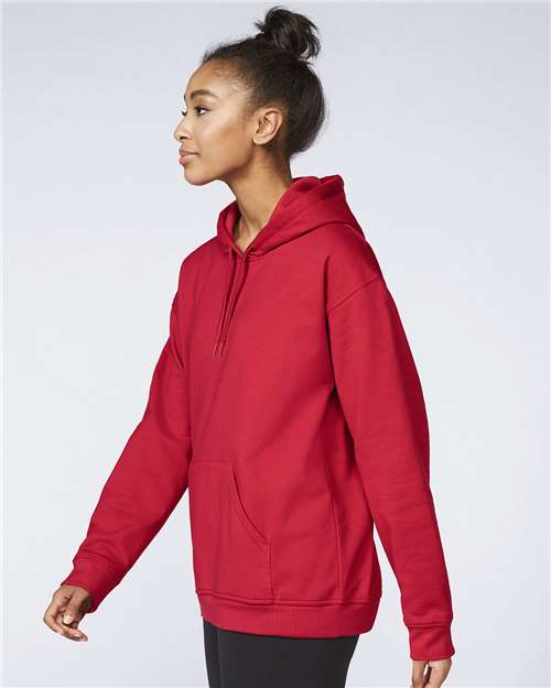 Red Softstyle® Midweight Hooded Sweatshirt - SF500