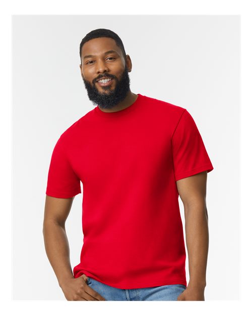 Red Softstyle® Midweight T-Shirt - 65000