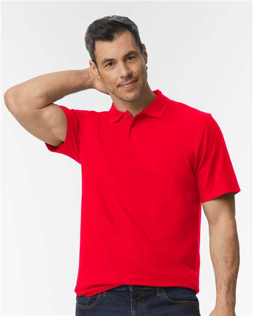 Red Softstyle® Pique Polo - 64800