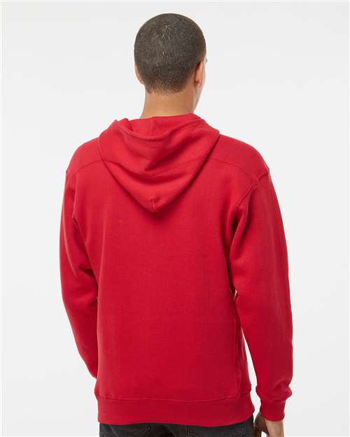 Red Sport Lace Hooded Sweatshirt - 8830