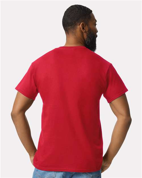 Red Ultra Cotton® Pocket T-Shirt - 2300