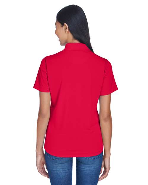 Red Women's Cool & Dry Stain-Release Performance Polo - 8445L