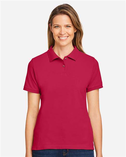 Red Women's Cotton Polo - M200W
