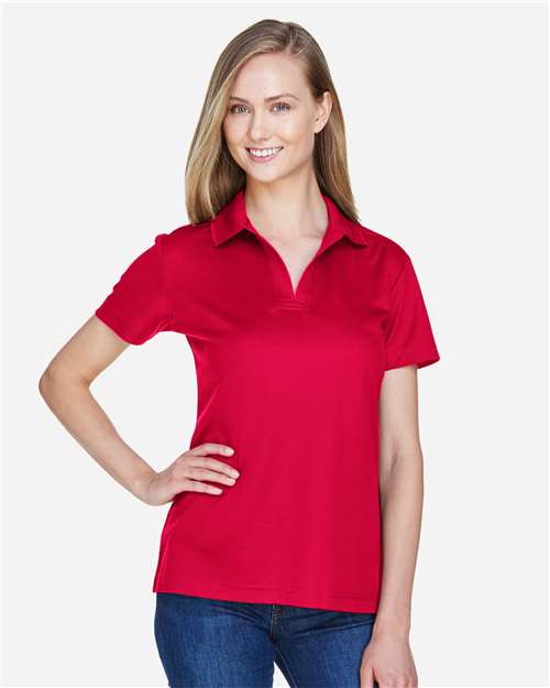 Red Women's CrownLux Performance® Plaited Polo - DG20W