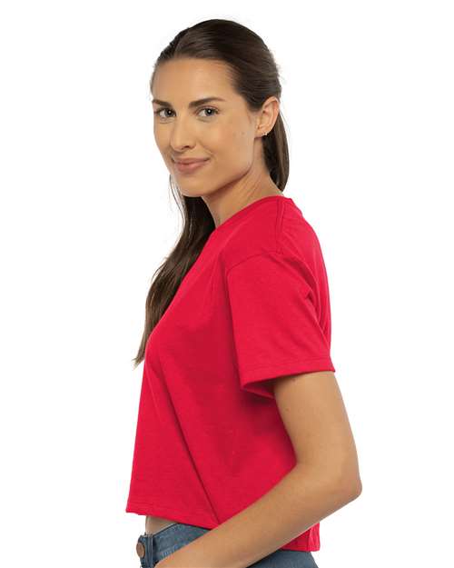 Red Women's Ideal Crop Top - 1580