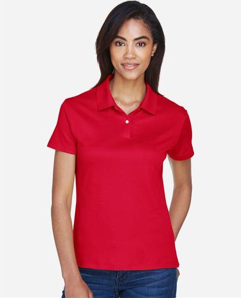 Red Women's Pima-Tech™ Jet Piqué Polo - DG200W