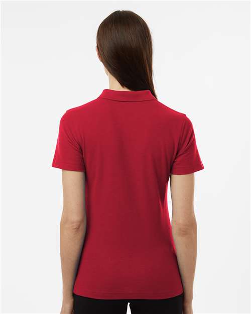 Red Women's Pique Polo - 62800L