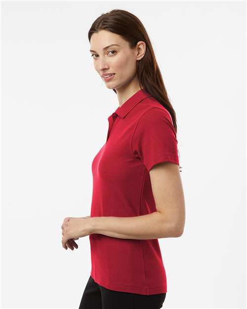 Red Women's Pique Polo - 62800L