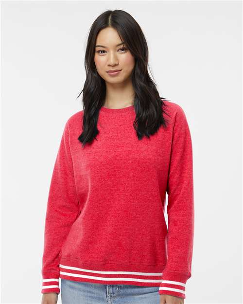 Red Women’s Relay Crewneck Sweatshirt - 8652