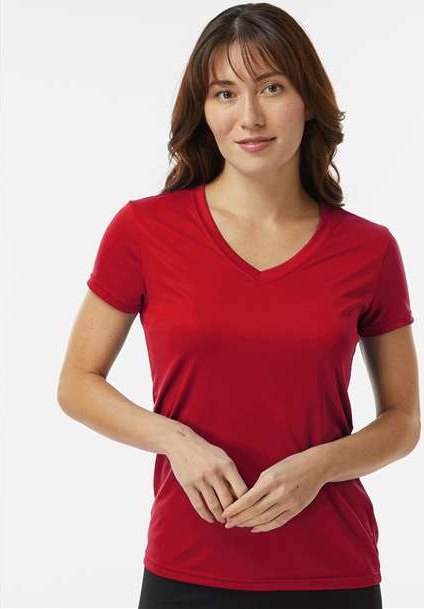 Red Women's Vera V-Neck T-Shirt - 203