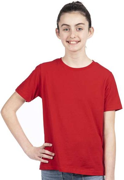 Red Youth Cotton T-Shirt - 3310