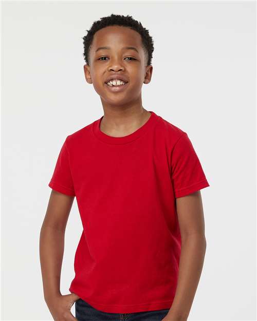 Red Youth Fine Jersey T-Shirt - 235