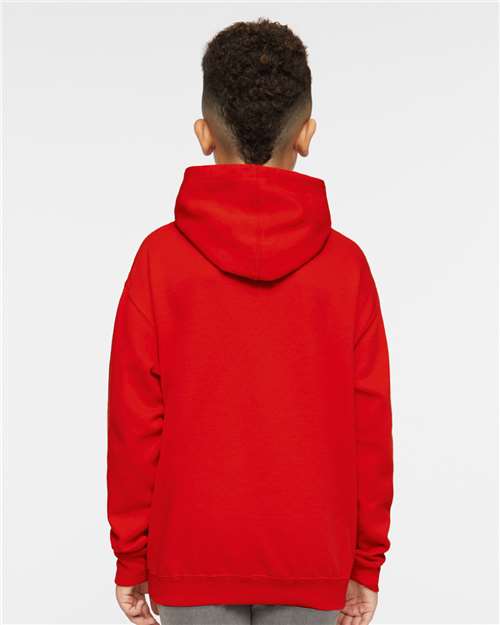 Red Youth Fleece Hoodie - 2296