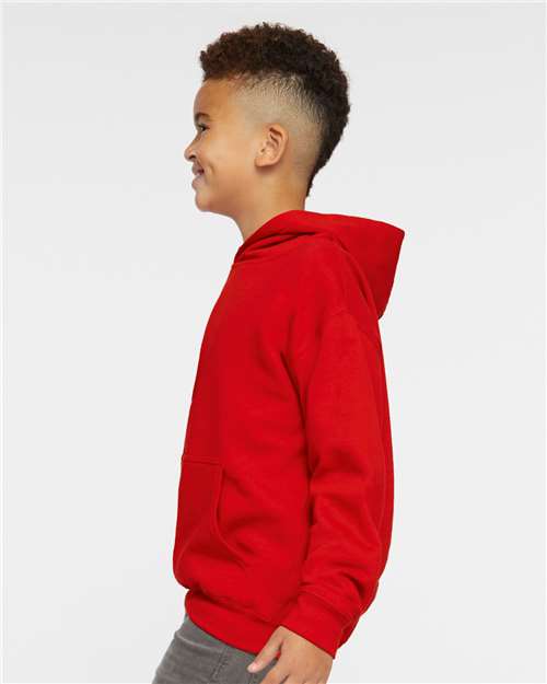 Red Youth Fleece Hoodie - 2296