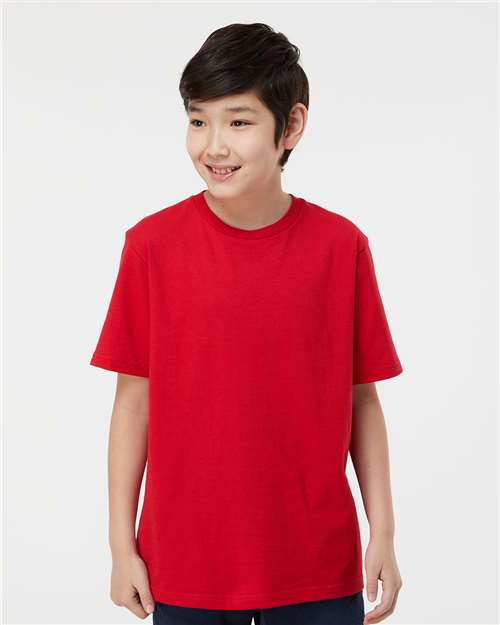 Red Youth Heavyweight Jersey T-Shirt - 295