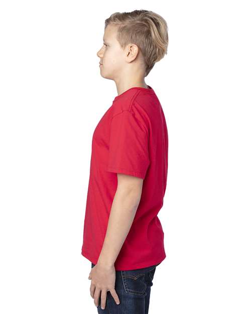 Red Youth Ultimate CVC T-Shirt - 600A