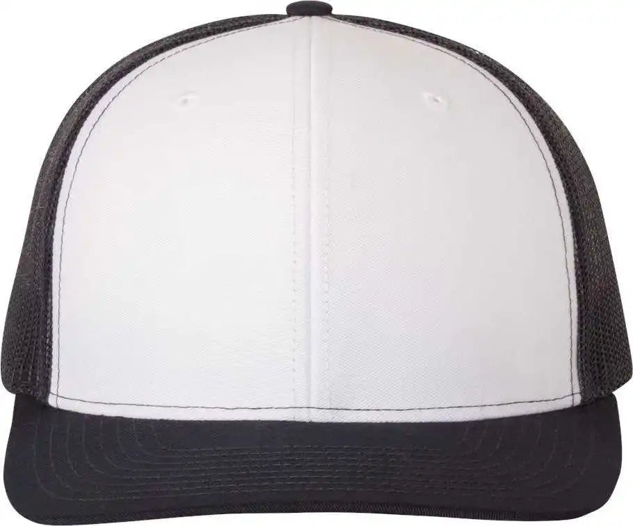 Richardson 112 Snapback Trucker Caps - White Navy - Osfm