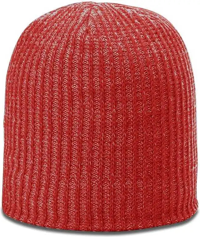 Richardson 127 Melange Beanies - Red - Osfm