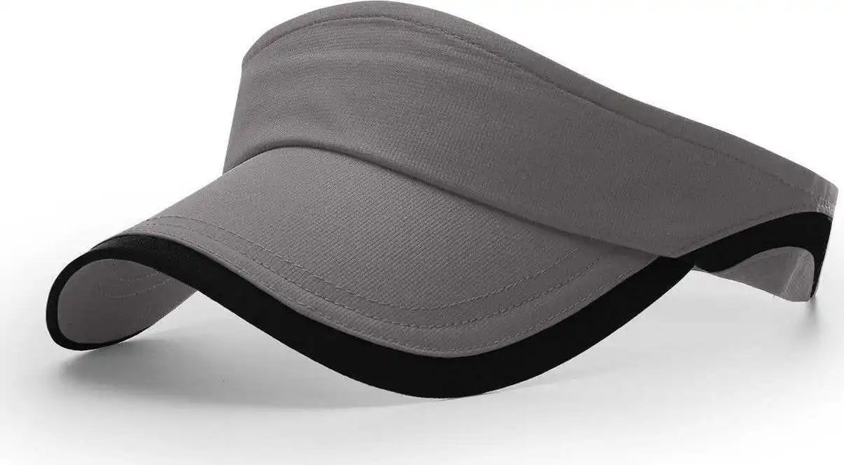Richardson 159 R-active Lite Running Visors - Charcoal Black - Dark Gray / Osfm