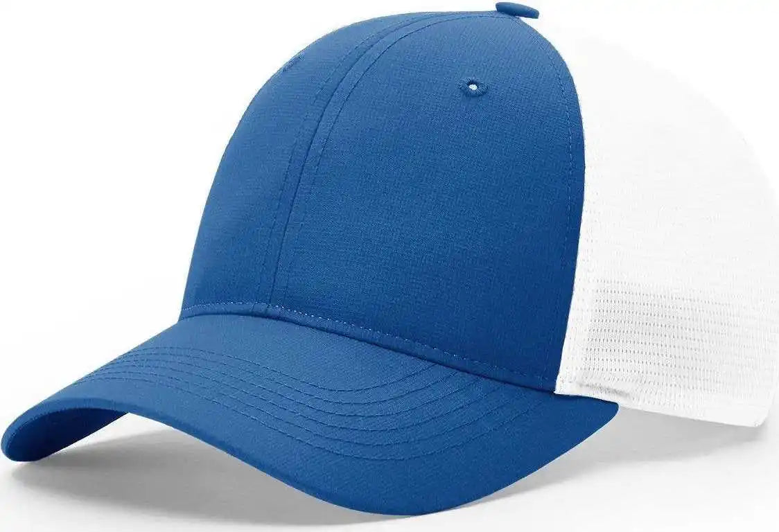 Richardson 227 Tech Mesh W/ Stretch Caps - Royal White - Sm