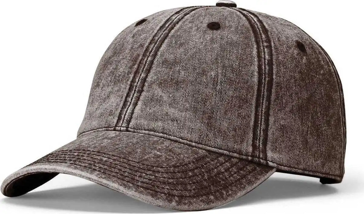 Richardson 382 Snow Washed Caps - Brown - Osfm