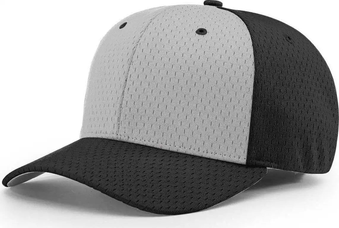 Richardson 495 Pro Mesh R-flex Caps - Alternate Grey Black - Gray / Sm
