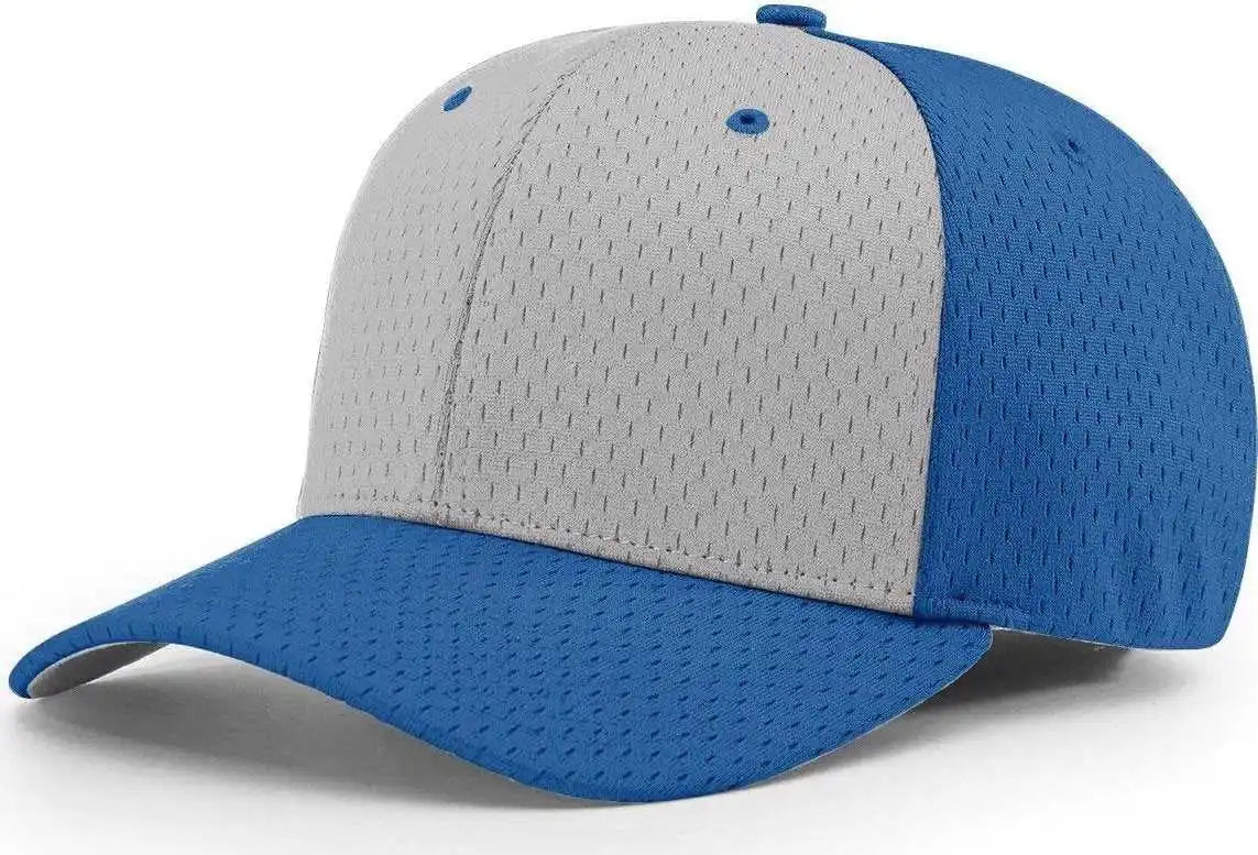 Richardson 495 Pro Mesh R-flex Caps - Alternate Grey Royal - Gray / Sm