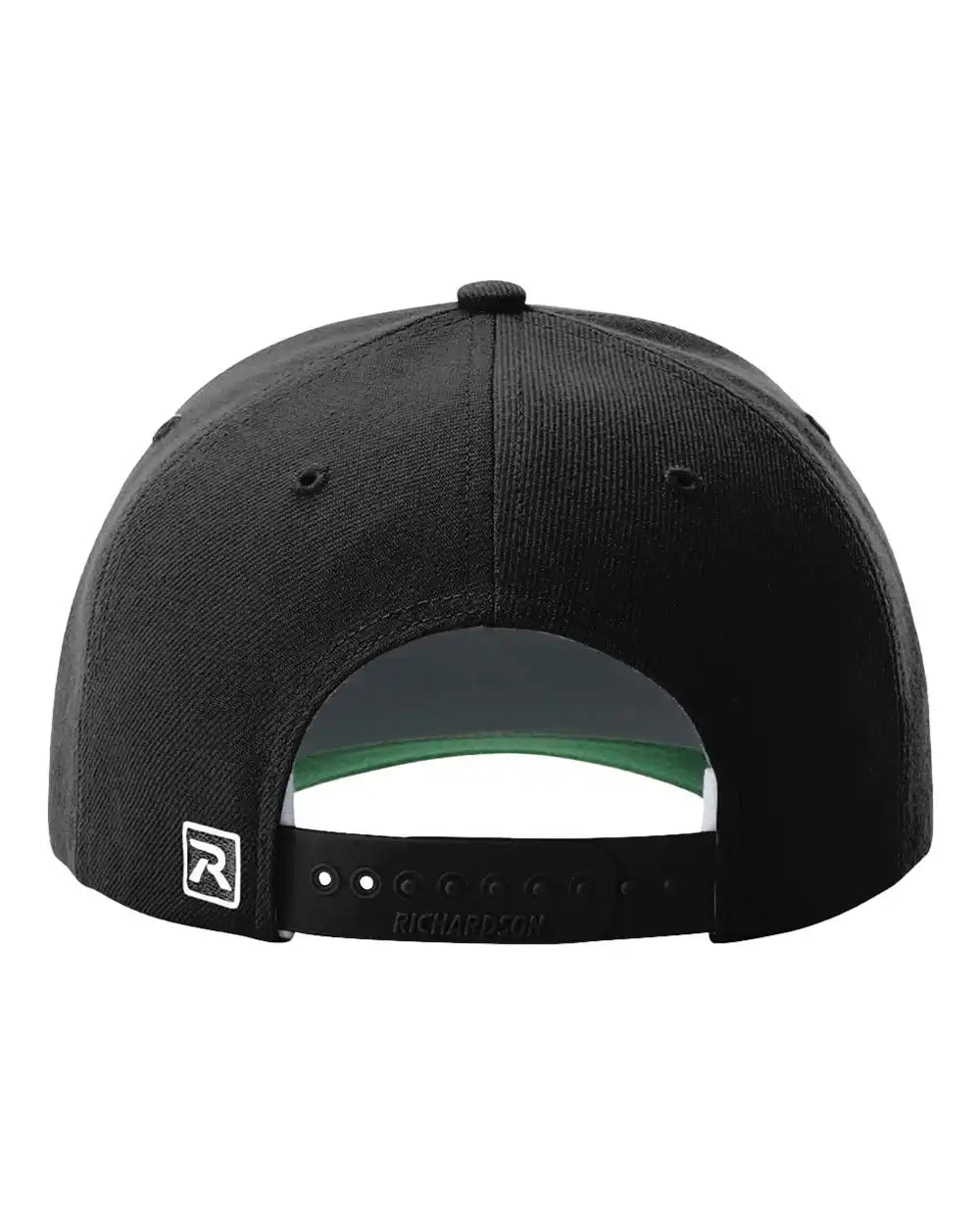 Richardson 512 Surge Snapback Caps - Black White - Md-lg
