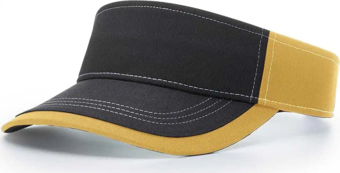 Richardson 775 Twill with Contrast Stitching Visors - Vegas Gold - Osfm