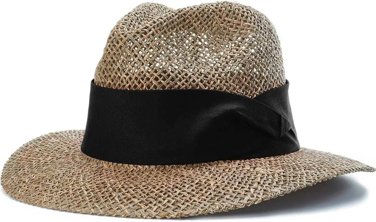Richardson 822 Straw Safari Hats - Black - Osfm